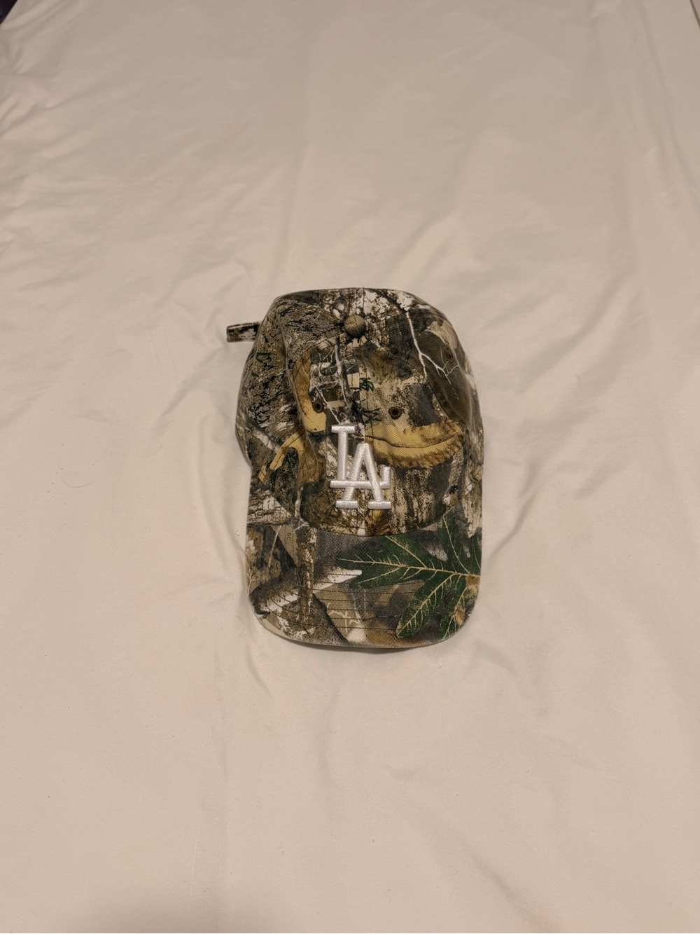 New Era Women's Cap in Black and Brown Camo